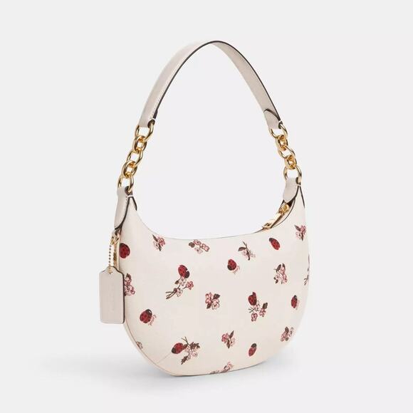 NWT Coach Payton Hobo Bag With Ladybug Floral Print Purse Bag - Picture 2 of 10